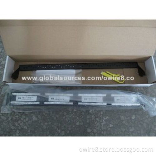 Cat5e, cat6, cat6a patch panel, made in China, communication equipment